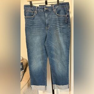 Crown & Ivy Vintage Straight High Rise Waist‎ Jeans NWT
